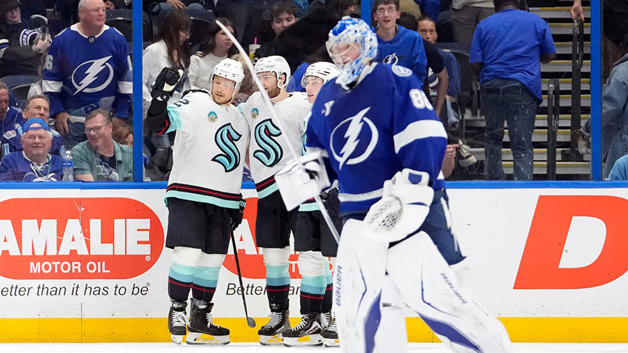 Seattle Kraken Brandon Montour Tampa Bay Lightning...