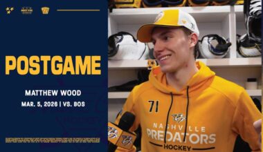 Postgame: Matthew Wood | Nashville Predators