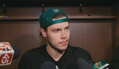 Wallstedt at Practice 3/31 | Minnesota Wild