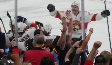 Two late Verhaeghe goals lift Panthers over Red Wings