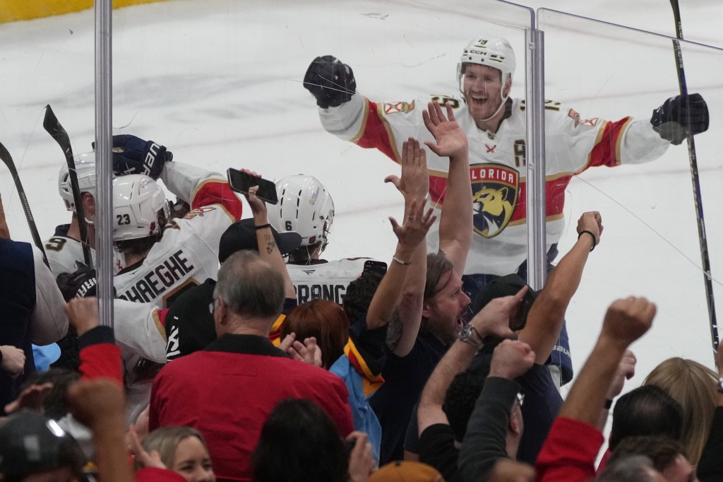 Two late Verhaeghe goals lift Panthers over Red Wings