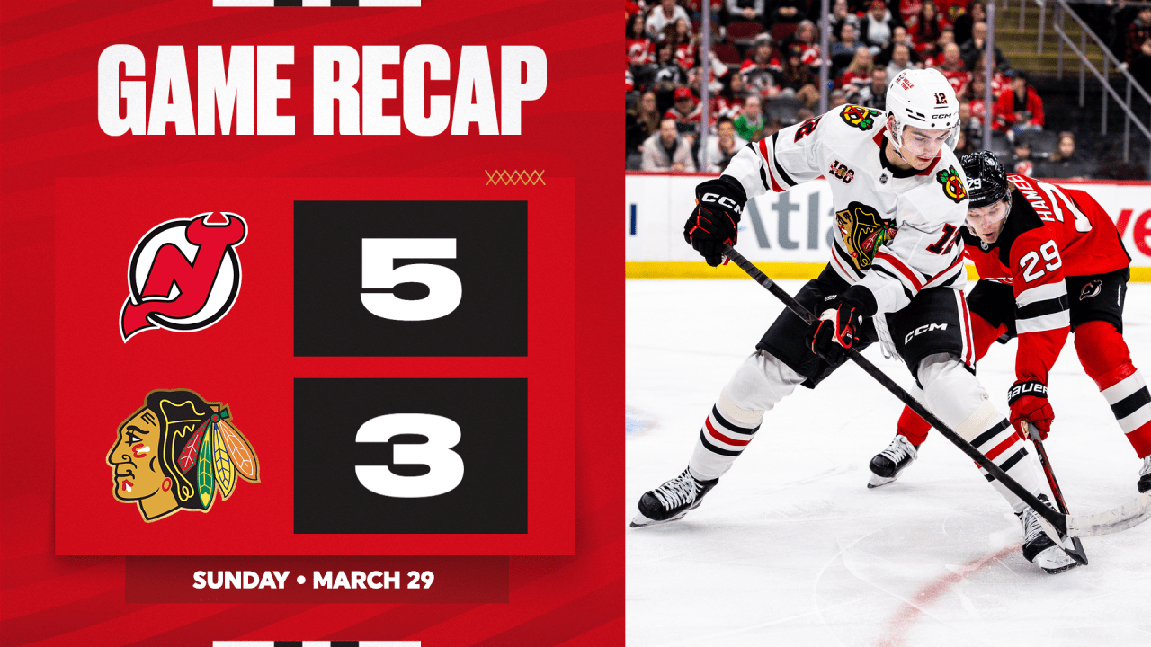 Game Highlights | Blackhawks at Devils
