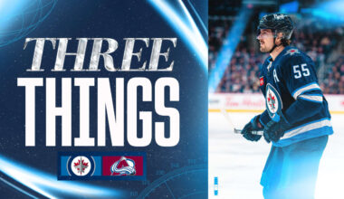 Scheifele hits career high in points but Jets lose 3-2