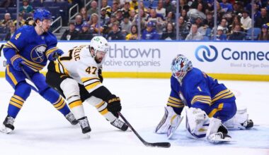 Sabres fall to Bruins in overtime