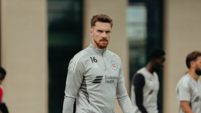 Joel Waterman at Chicago Fire training