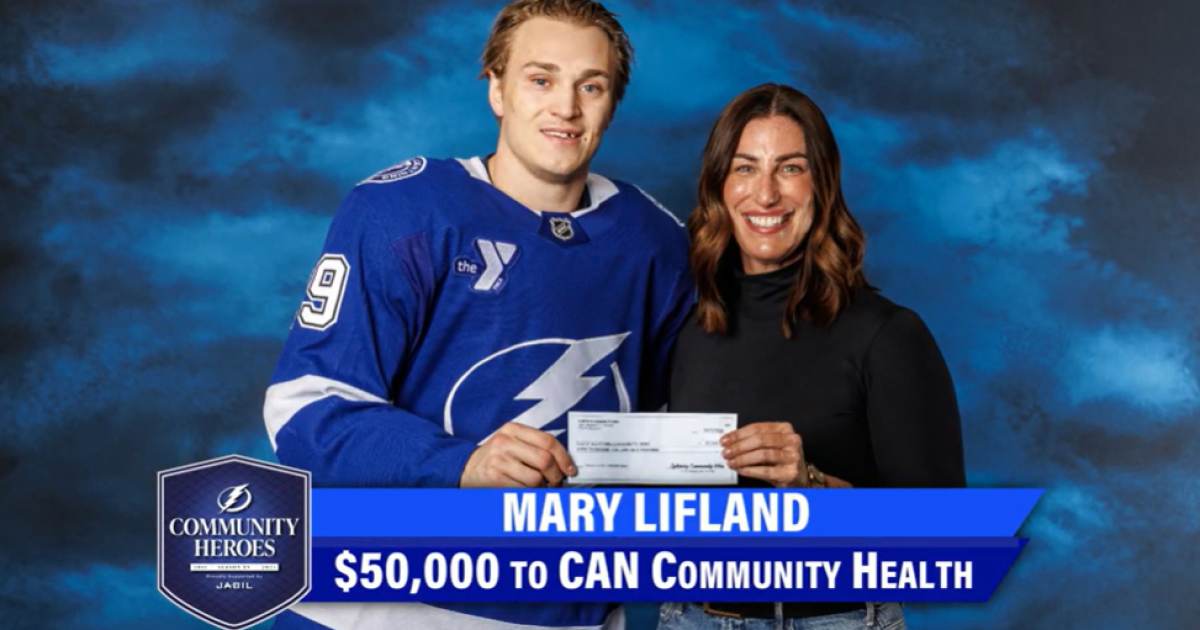Tampa Bay Lightning Community Hero: Mary Lifland