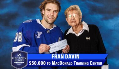 Tampa Bay Lightning Community Hero: Fran Davin