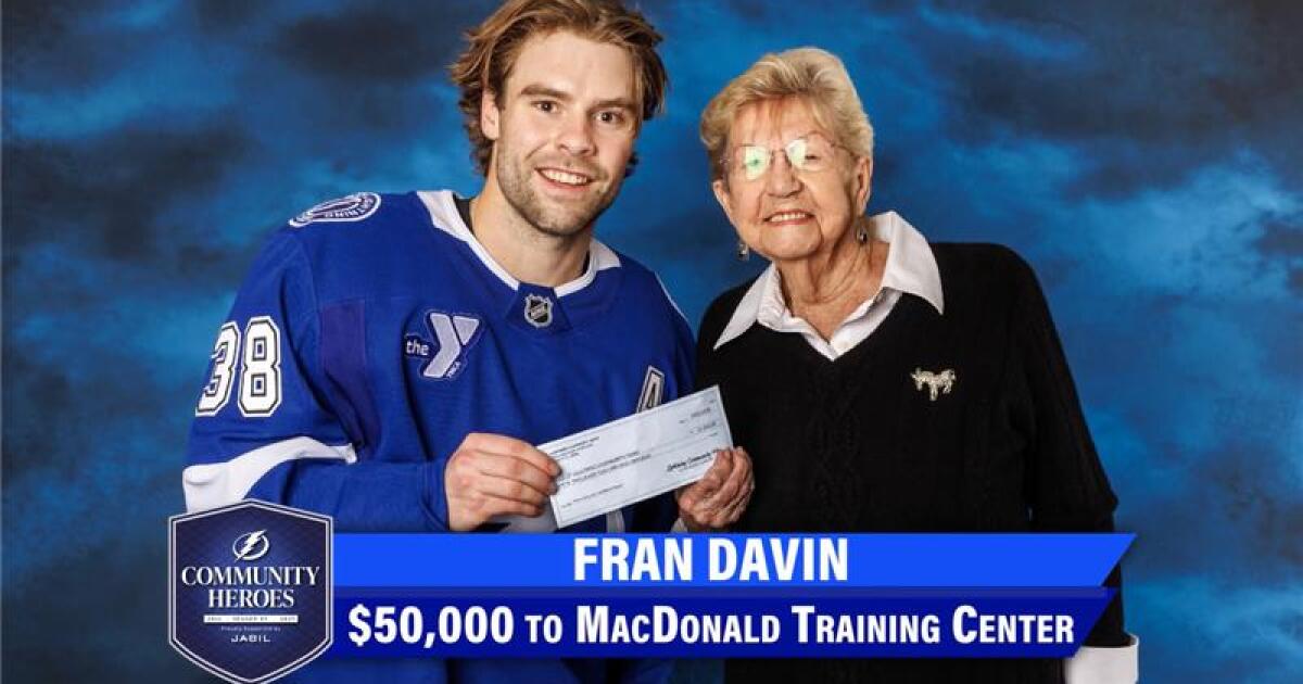 Tampa Bay Lightning Community Hero: Fran Davin