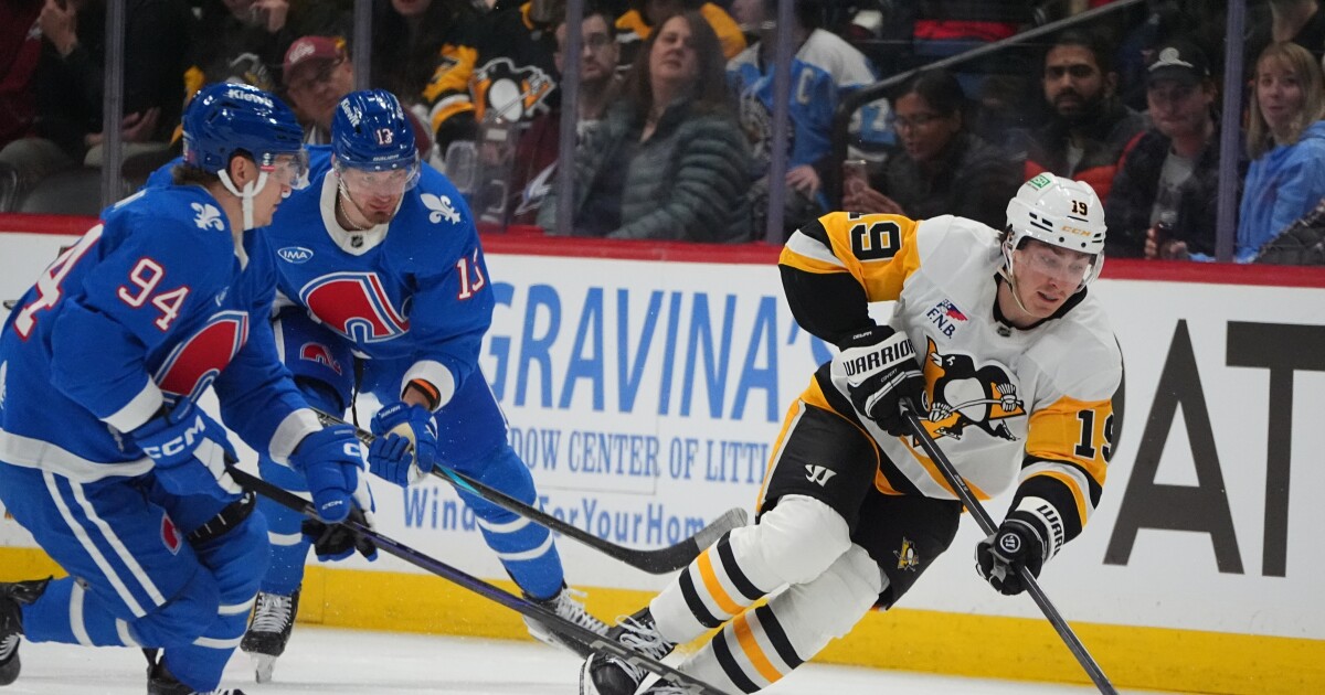 Pittsburgh Penguins beat the NHL-leading Avalanche 7-2 Monday night