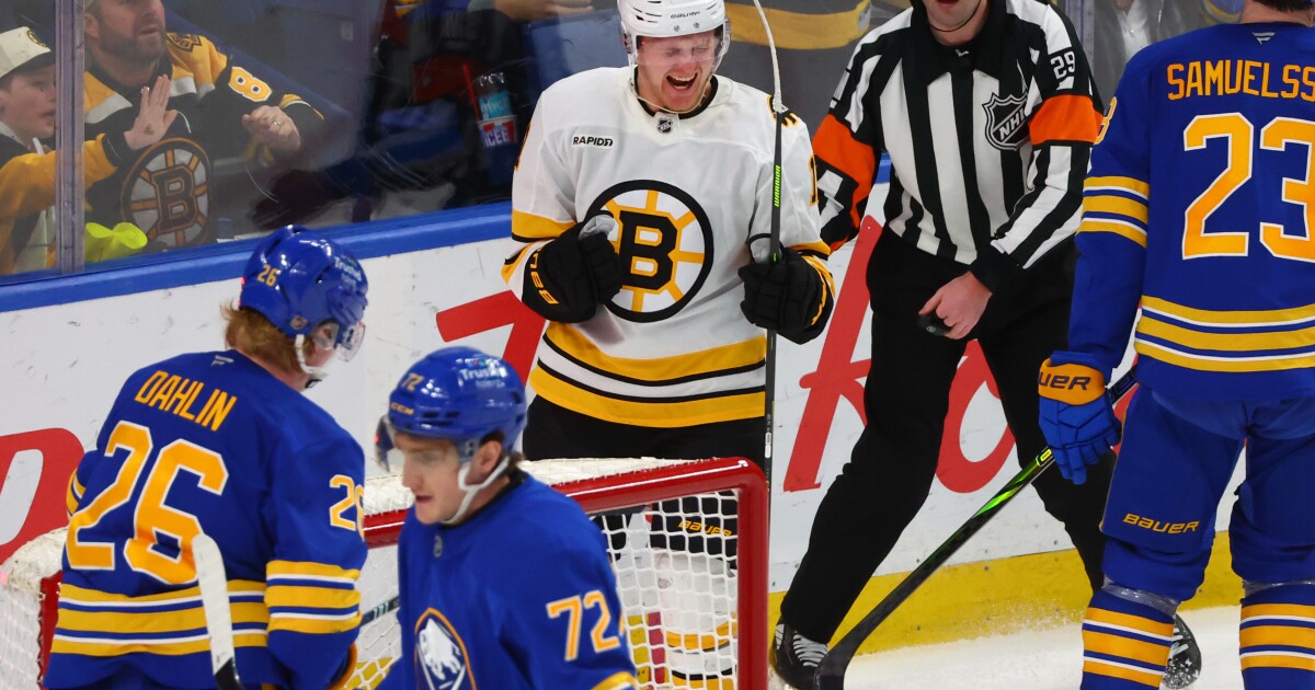 Sabres let game slip away, fall to Bruins 4-3 in OT