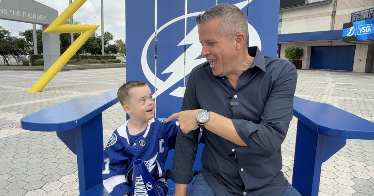 Tampa Bay Lightning embrace 6-year-old Brody Odom, a superfan with Down syndrome