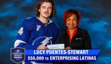 Tampa Bay Lightning Community Hero: Lucy Puentes-Stewart
