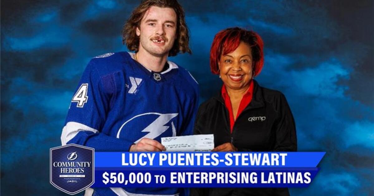 Tampa Bay Lightning Community Hero: Lucy Puentes-Stewart