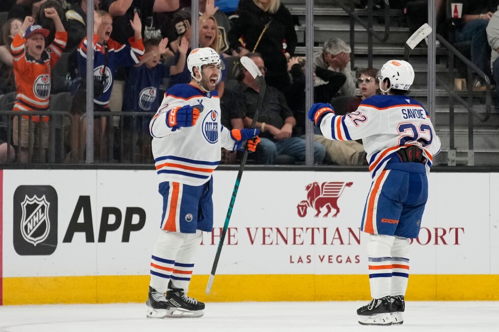Bouchard scores in overtime as the Oilers beat the Golden Knights 4-3