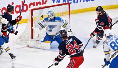 Haydn Fleury ends goal drought as Winnipeg Jets edge St. Louis Blues 3-2