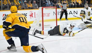 Stamkos' 3-point game powers the Predators to a 4-1 win over the Golden Knights