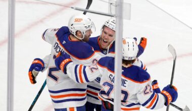 Oilers, Golden Knights heading opposite directions after playoff-like atmosphere