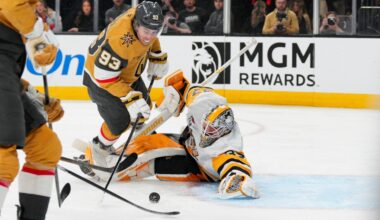 Dorofeyev scores twice, Golden Knights snap 3-game slide with 6-2 win over Penguins