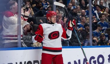 Nikolaj Ehlers' hat trick leads Carolina Hurricanes past Vancouver Canucks 6-4