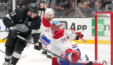 Kings can't hold on to third-period lead in loss to Canadiens