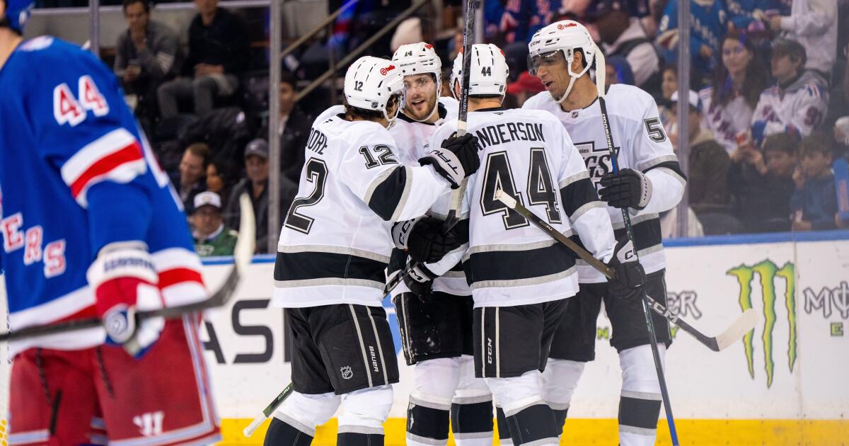 Alex Laferriere's 3-point effort leads Kings to win over Rangers
