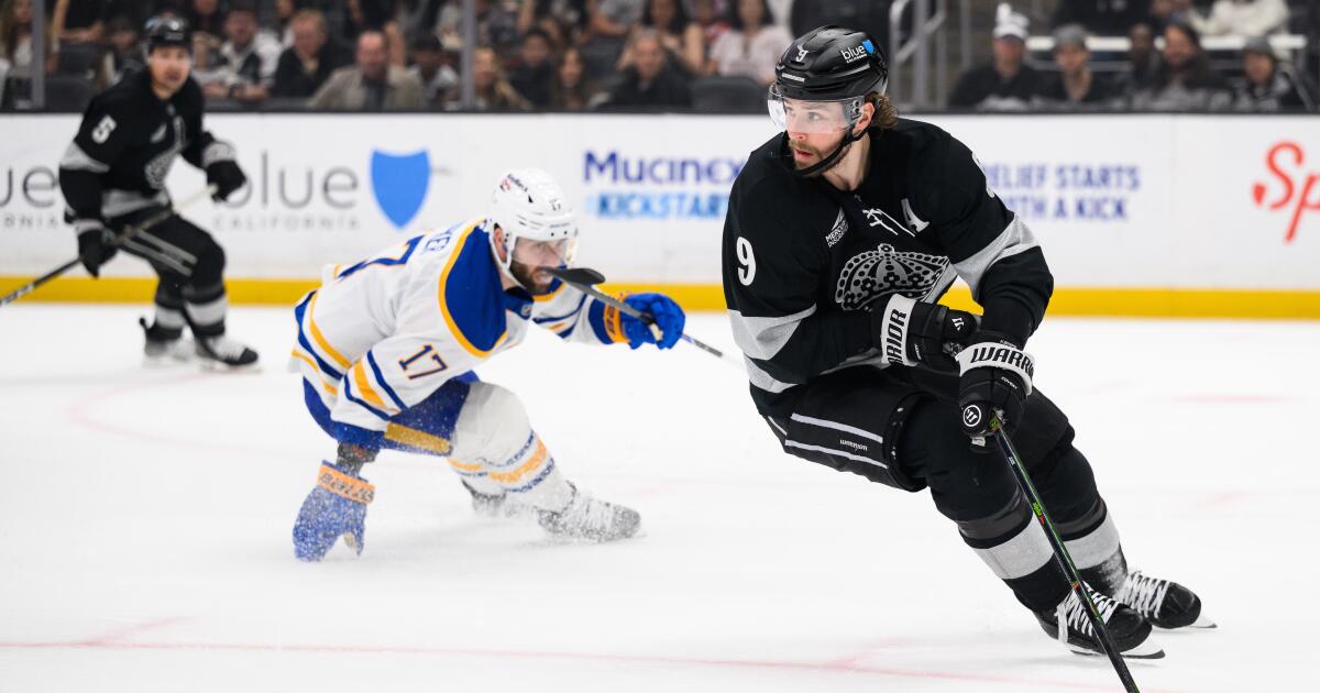 Kings lose to Sabres, fall out of final wild-card spot in West