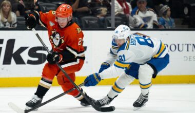 Ducks' offense goes missing in shutout loss to St. Louis Blues