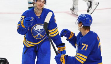 Buffalo Sabres extend division lead with 8th straight win, top Sharks 6-3