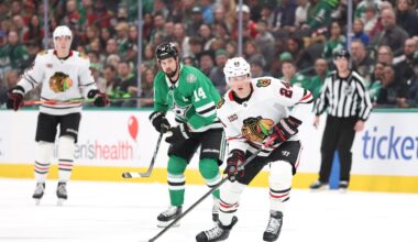 Despite limited ice time, Sam Lafferty is beloved by the Blackhawks: 'He's just a joy to be around'
