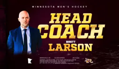 Brett Larson named head coach of the University of Minnesota men's hockey team
