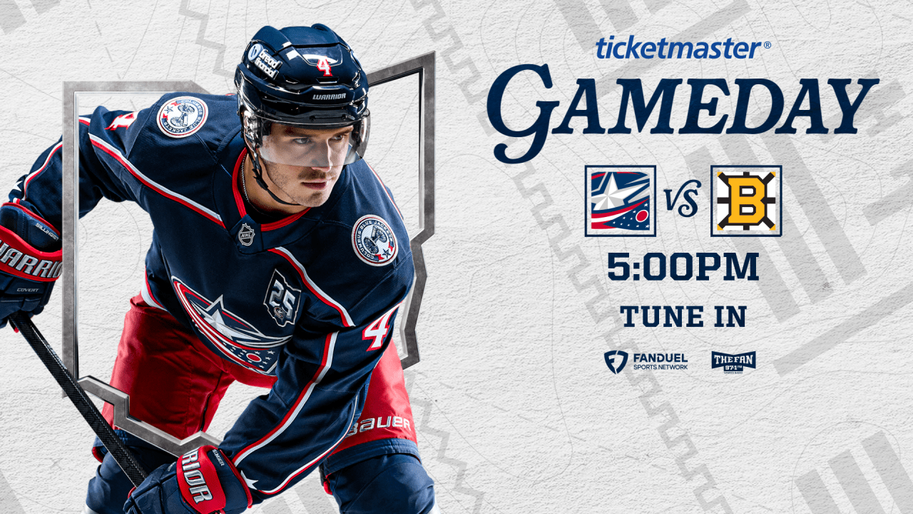 PREVIEW: Blue Jackets get right back at it, hosting Bruins