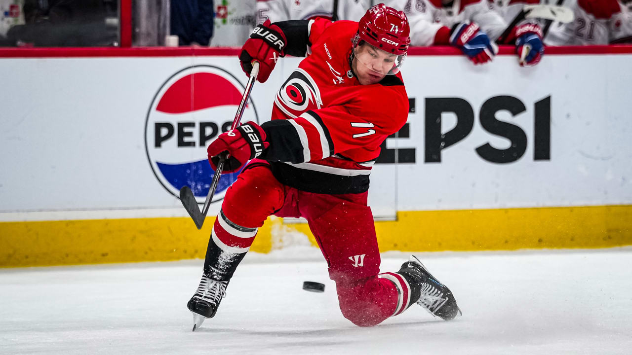 Hall finds perfect role in 1st full season with Hurricanes