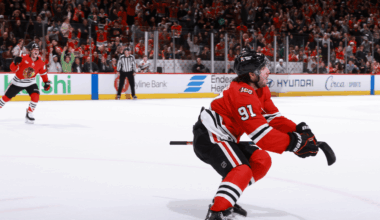 Nazar scores on power play in OT, Blackhawks defeat Mammoth