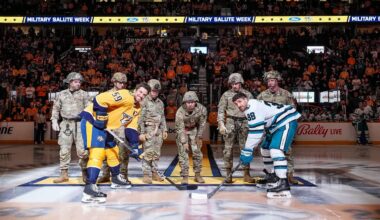 Nashville Predators to Host Ford Military Salute Week March 17-21 With Two Military Appreciation Games