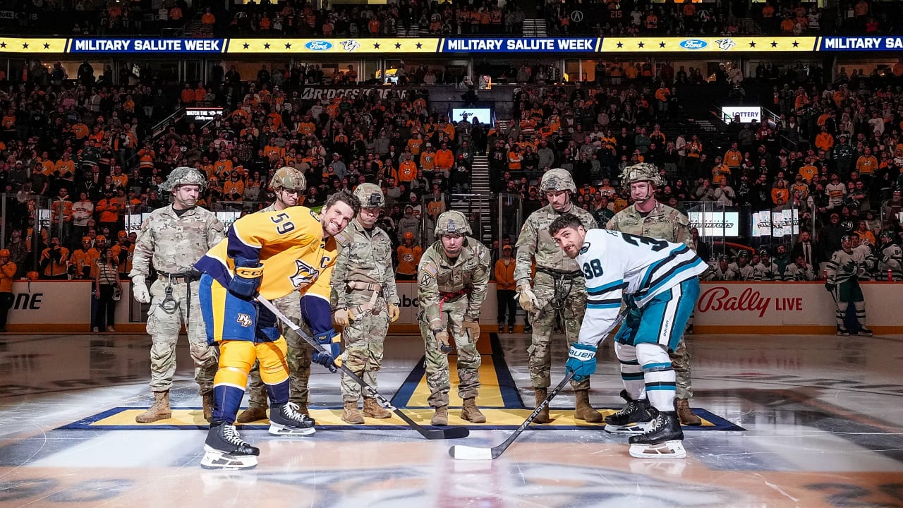 Nashville Predators to Host Ford Military Salute Week March 17-21 With Two Military Appreciation Games