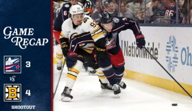 Blue Jackets fall in shootout to Bruins