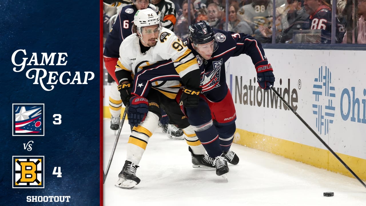 Blue Jackets fall in shootout to Bruins