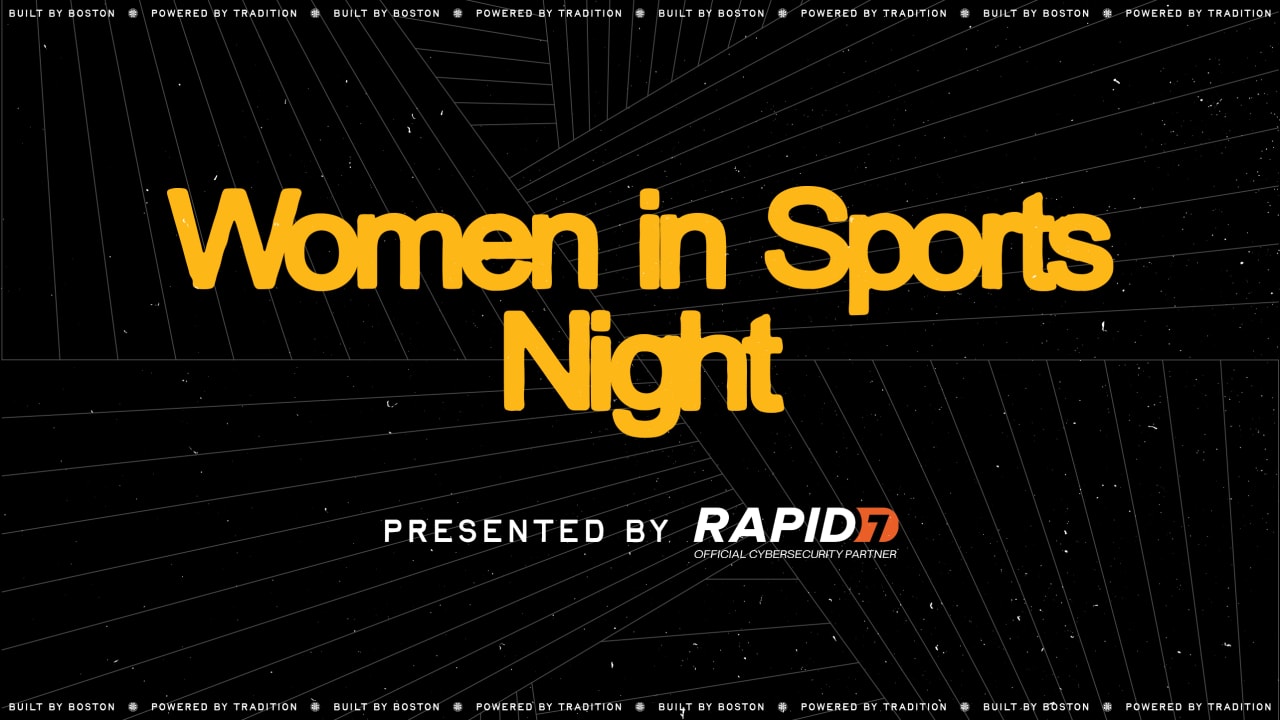 Bruins to Host Women in Sports Night, Presented by Rapid7, on March 31 