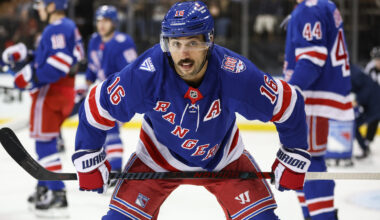 Vincent Trocheck in his Rangers uniform