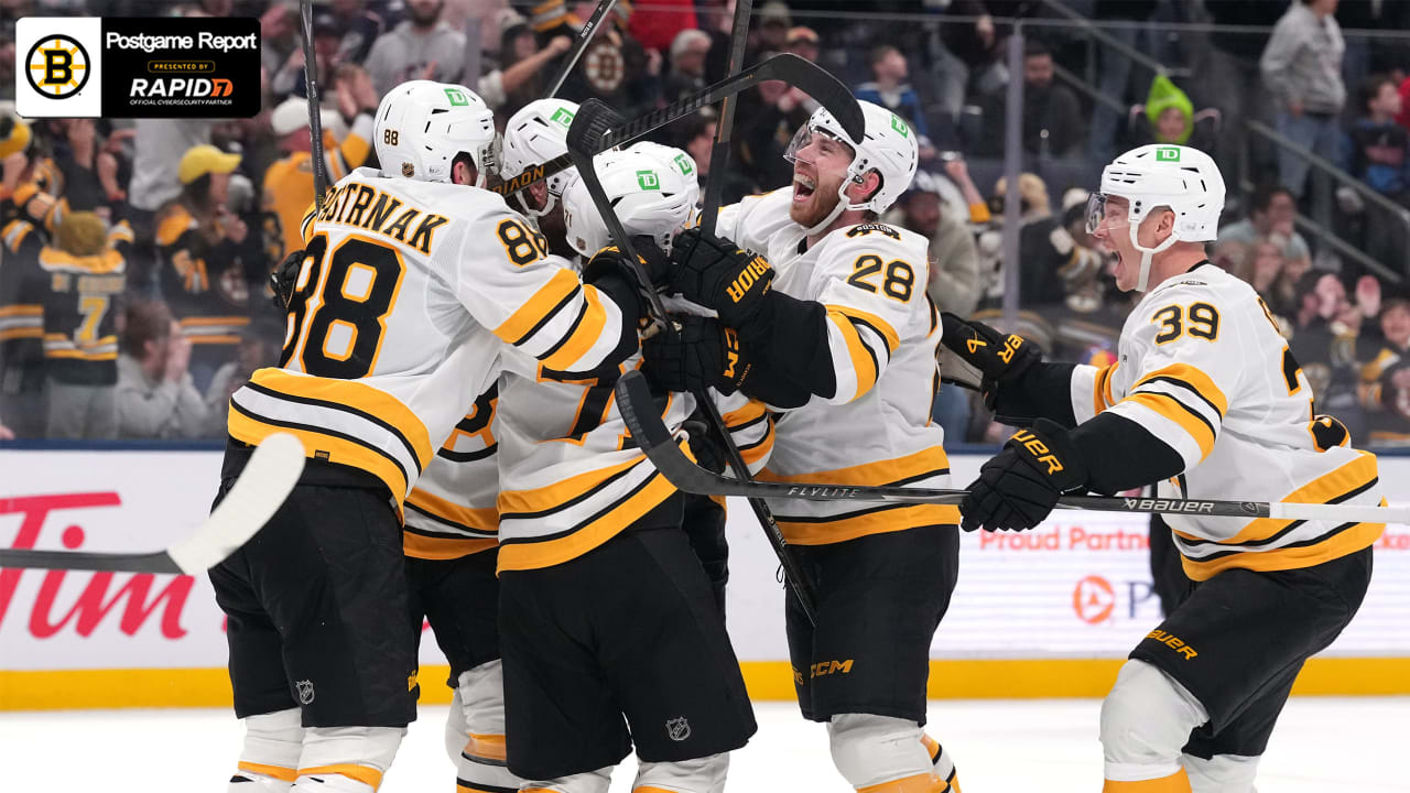 Bruins Pull Off 4-3 Comeback, Shootout Win Over Columbus