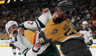 Wild back Gustavsson with a 2nd-period burst in a 4-2 victory over the Golden Knights