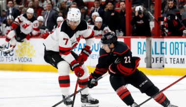 Ehlers leads Hurricanes to 5-2 win over Devils