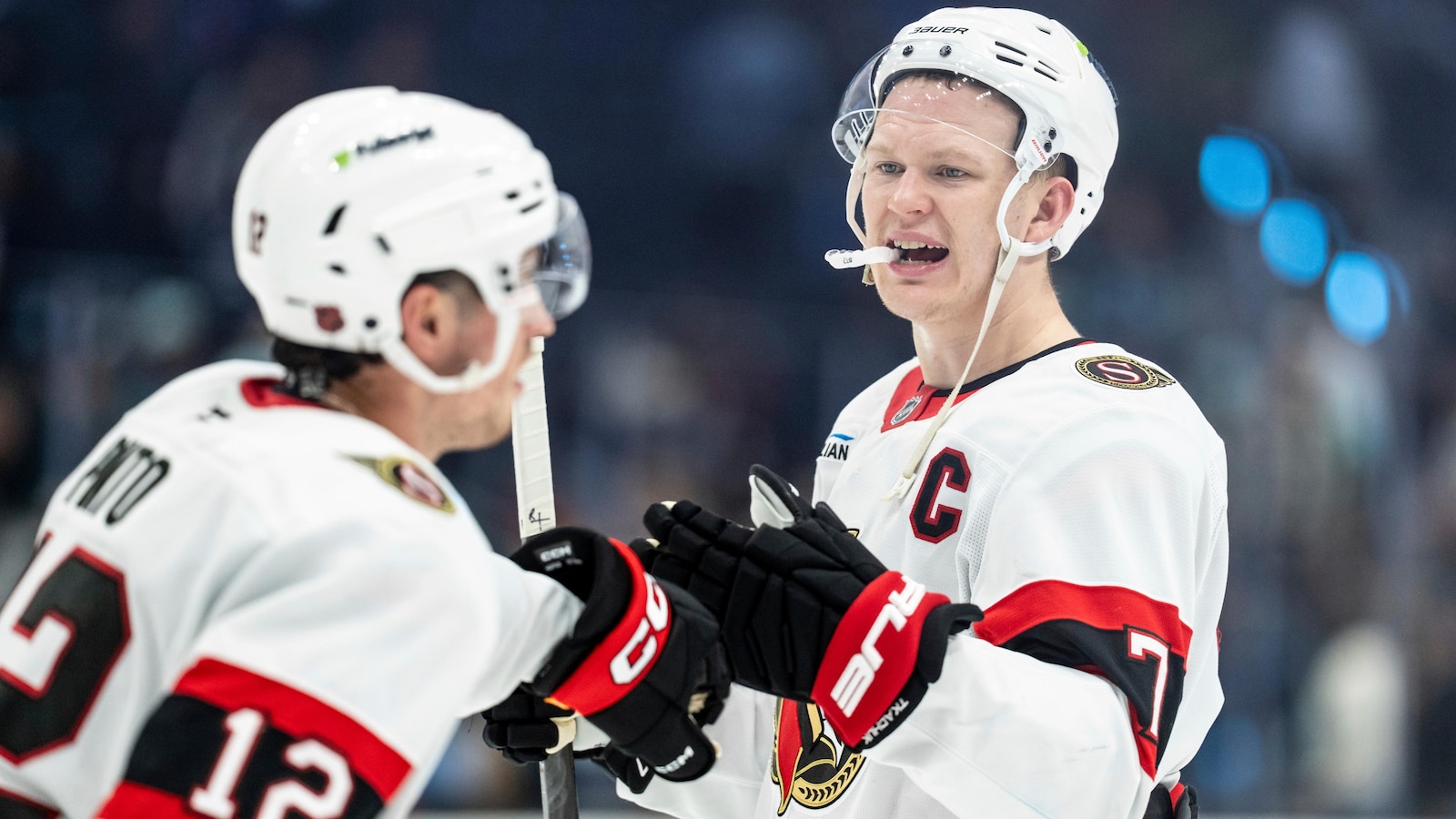 Senators pull away with 4-goal spree, beat Kraken 7-4