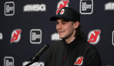 Jack Hughes has a hat trick and an assist in the Devils’ 6-3 win over the Rangers
