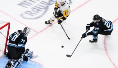Penguins rally from two-goal deficit to top Mammoth 4-3