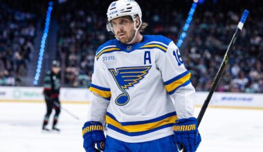 Thomas' 2nd goal of the game leads Blues to a 3-2 overtime win over Sharks