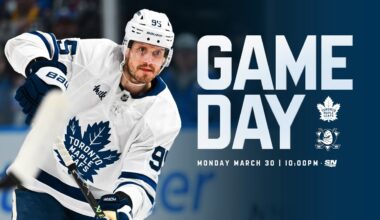 GAME DAY vs ANAHEIM - Mar. 30, 2026