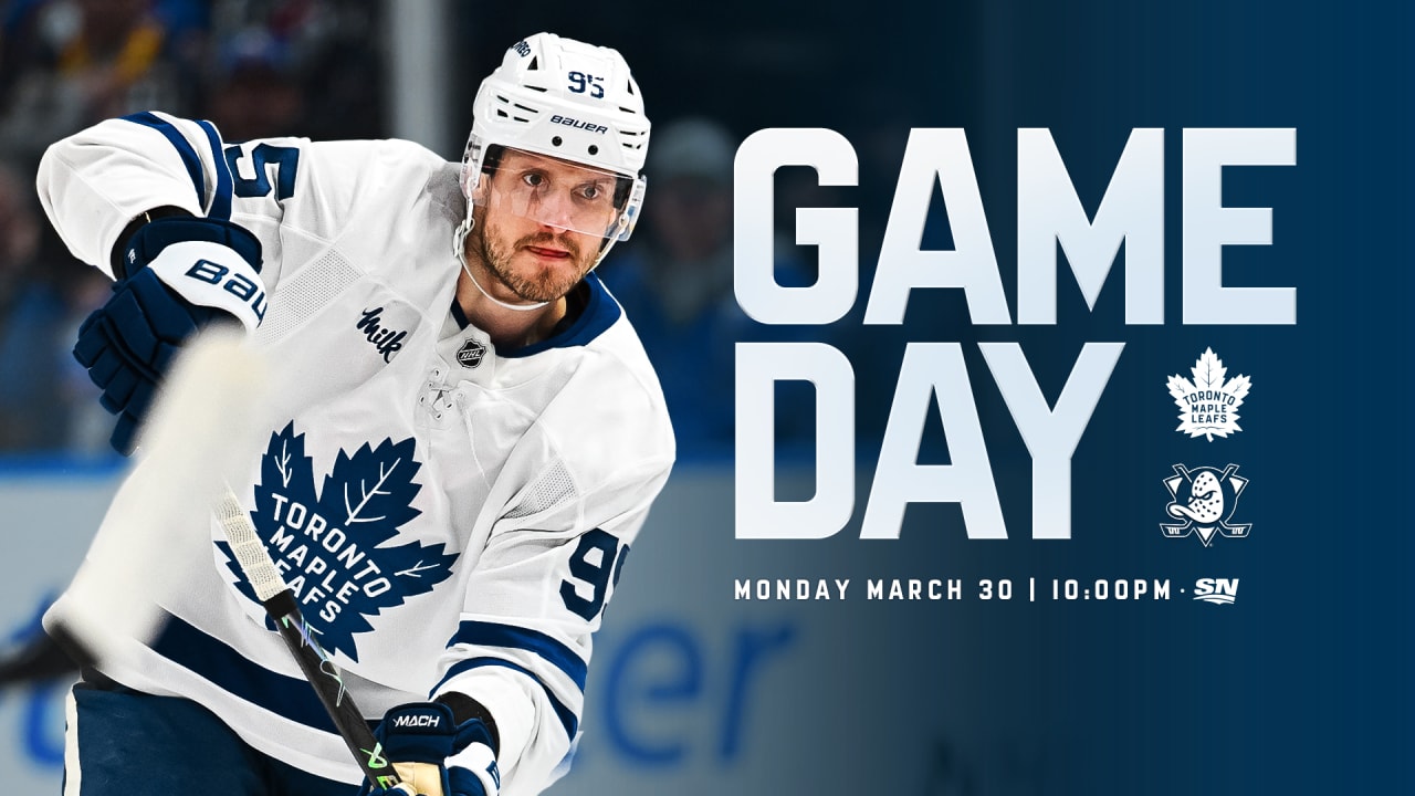 GAME DAY vs ANAHEIM - Mar. 30, 2026