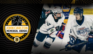 Bruins Announce 2026 Recipients of John Carlton Memorial Trophies 