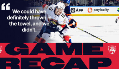 RECAP: Islanders 5, Panthers 2